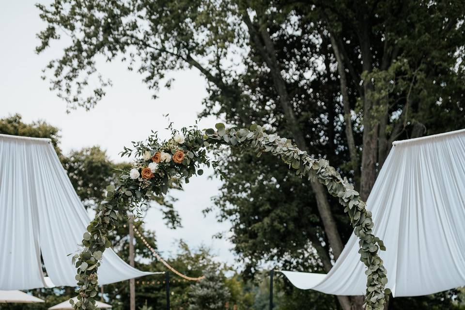 Eucalyptus Ceremony Hoop