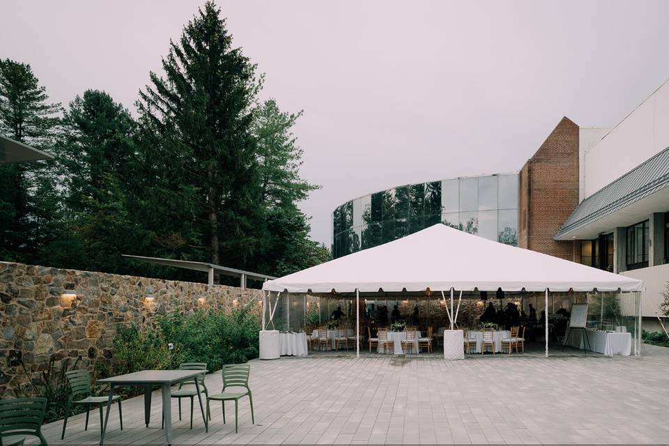 Tented courtyard