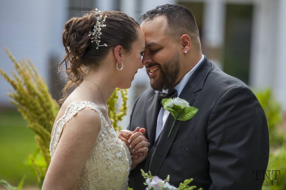 Couple laughing