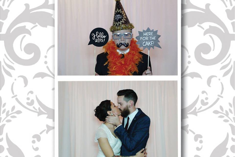 Guests receive two photo strips per session.