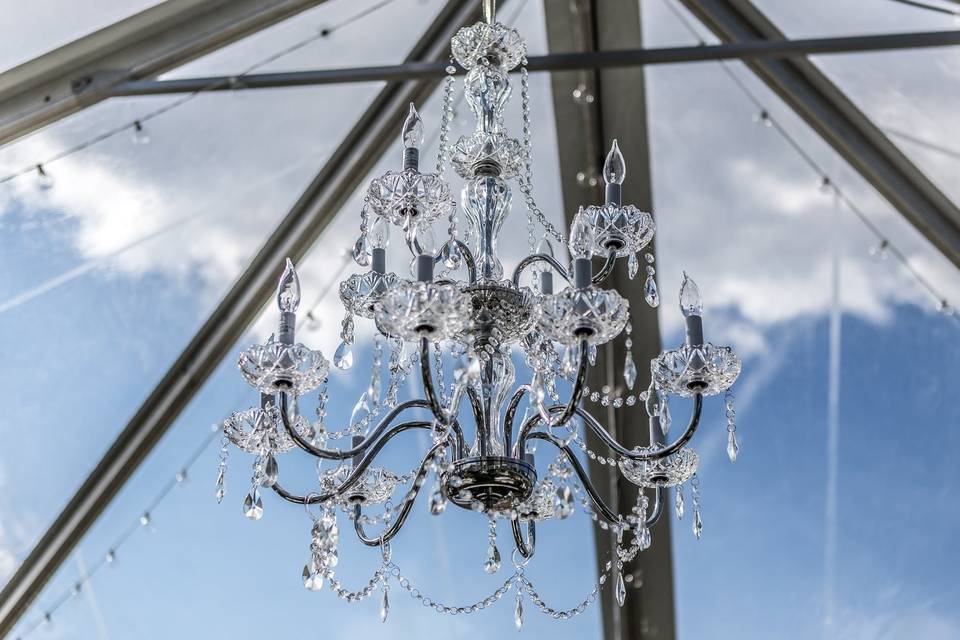 Sparkling chandelier