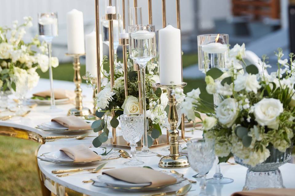 Elegant centerpieces