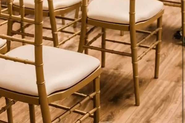 Gold Chiavari Ceremony Chairs