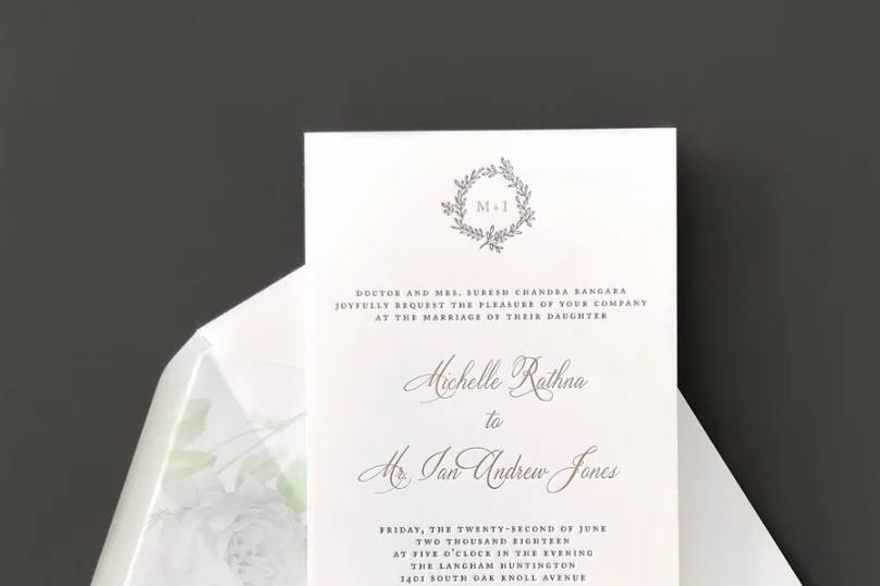 Just Paper & Tea Invitations