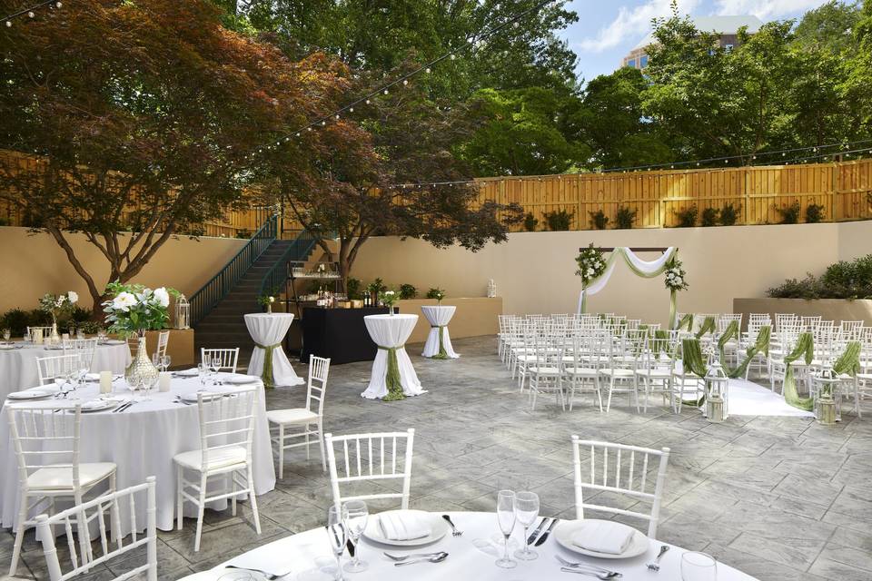 Outdoor Reception and Ceremony