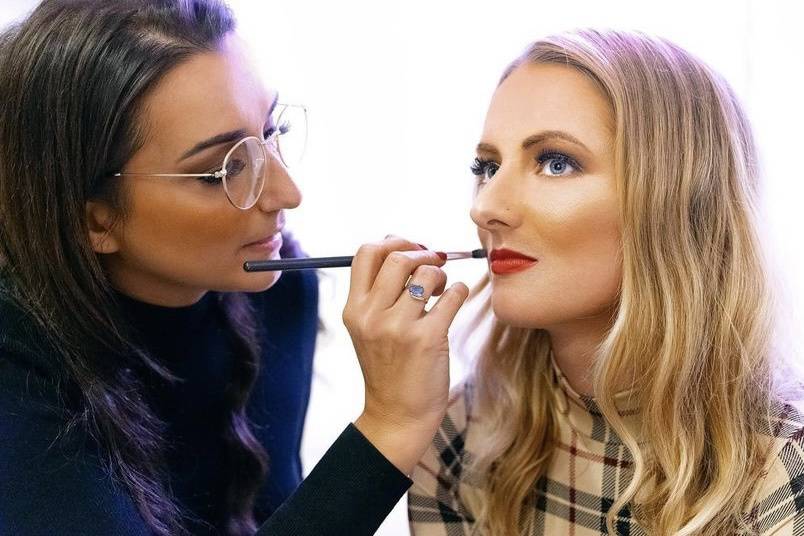 NYC photoshoot makeup by me