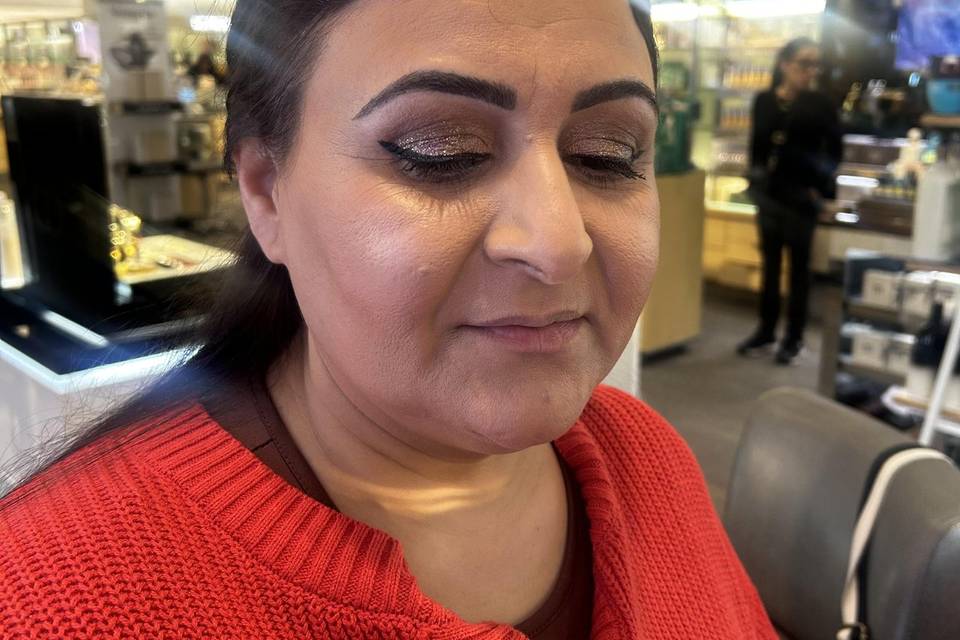 Full glam at Valentino
