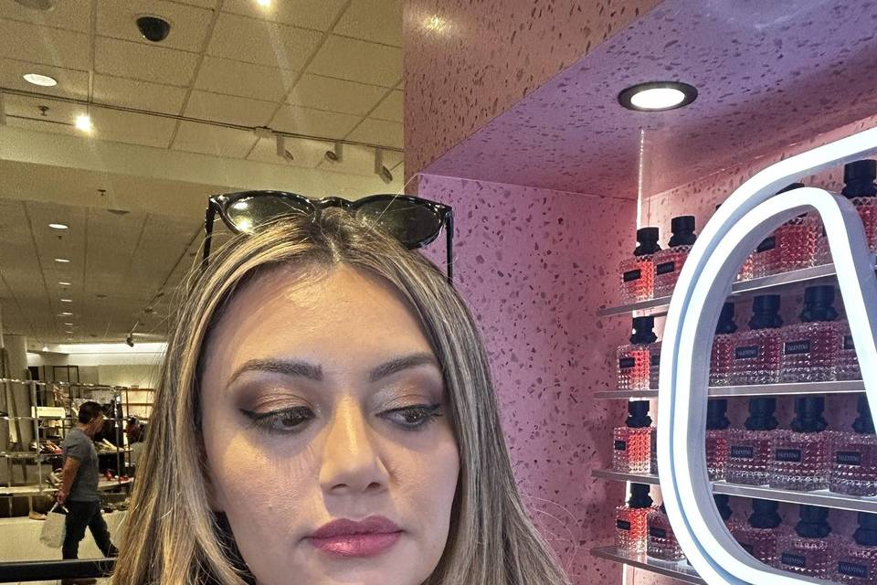 Makeup by me at Valentino