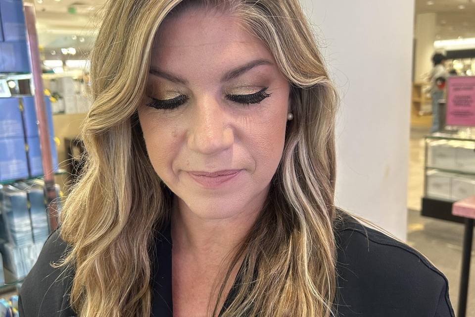 Makeup by me at Valentino