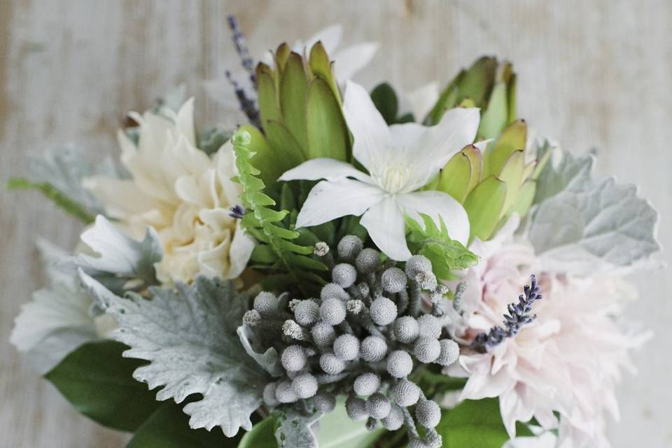 Wedding bouquet for a rustic wedding