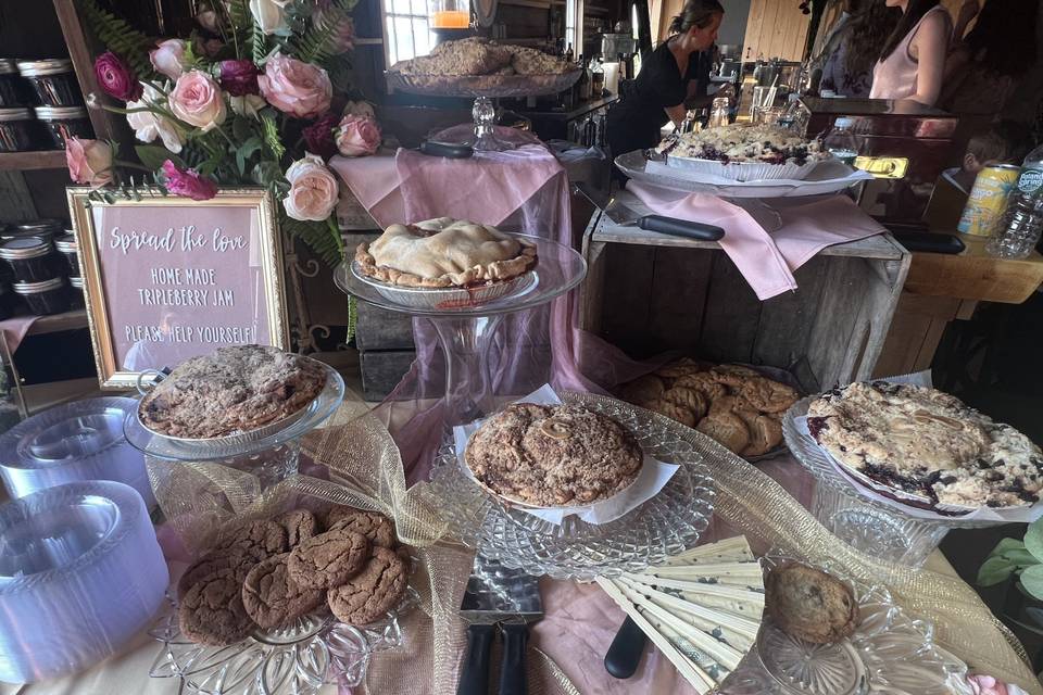 Dessert display