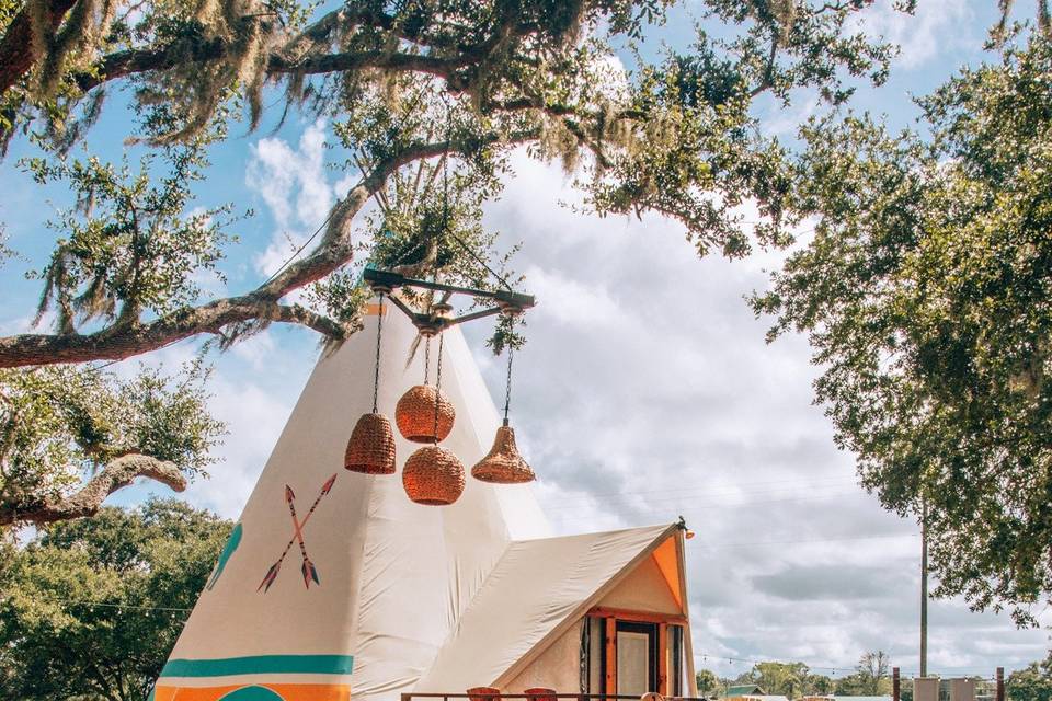 Teepee Glamping Accommodation