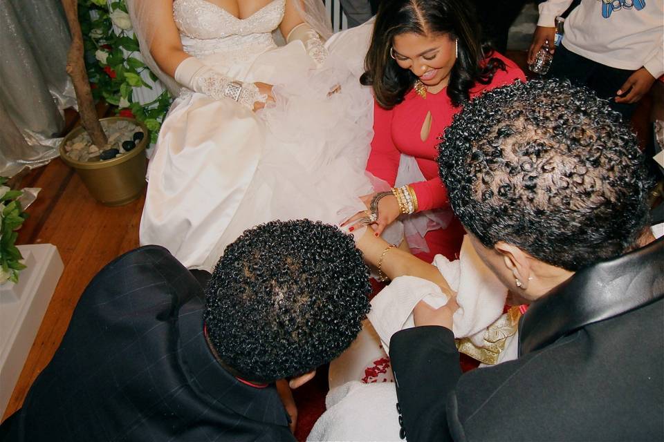 Wedding Element: Foot Washing