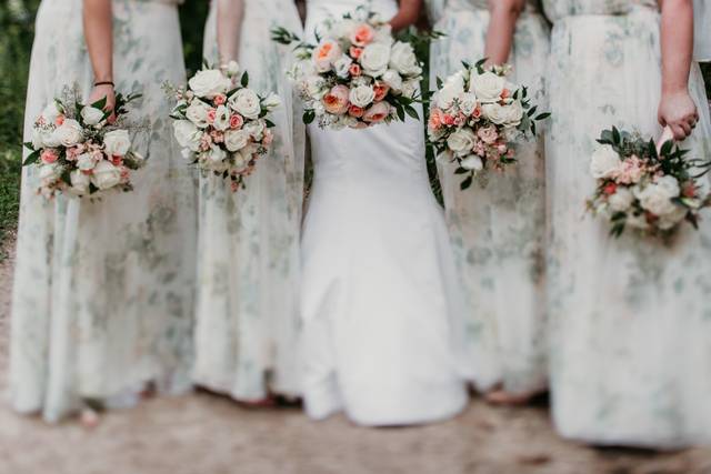 Florals to accent gowns