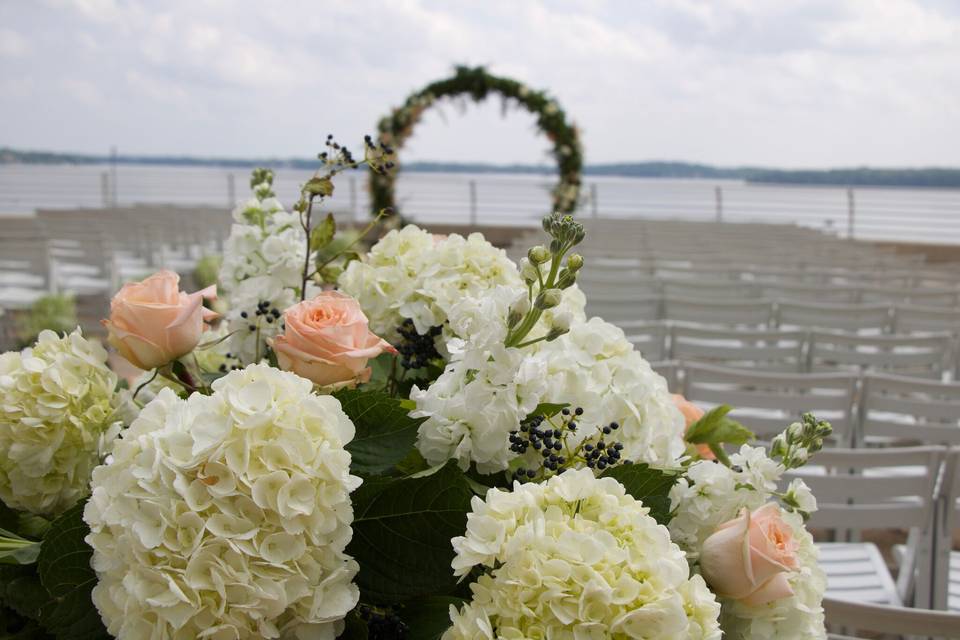 Soft, delicate bridal bouquet