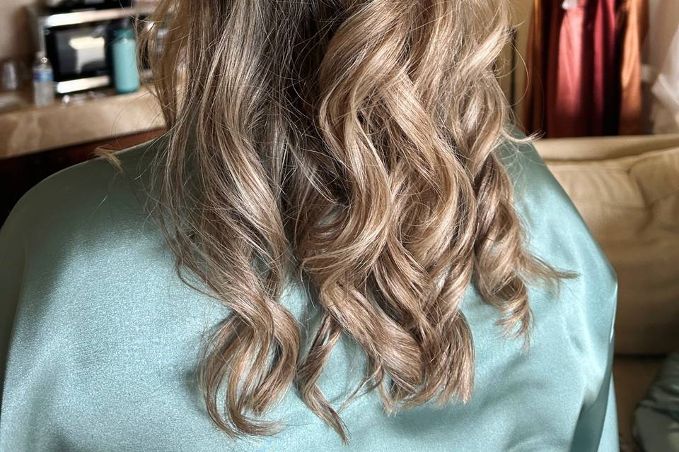 Half Up Style by Ally C.