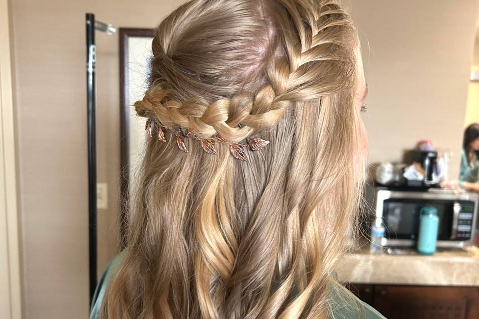 Half Up Style by Ally C.