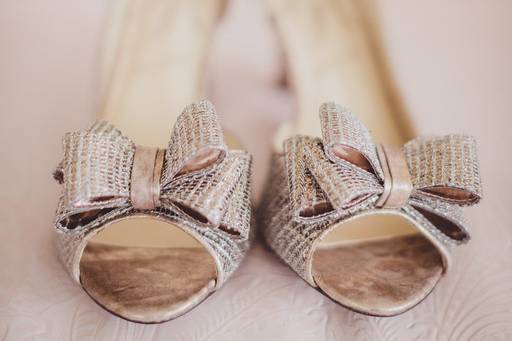Bride's shoes