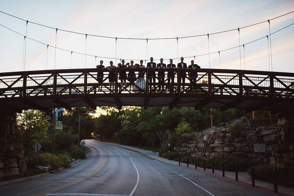 South entrance bridge