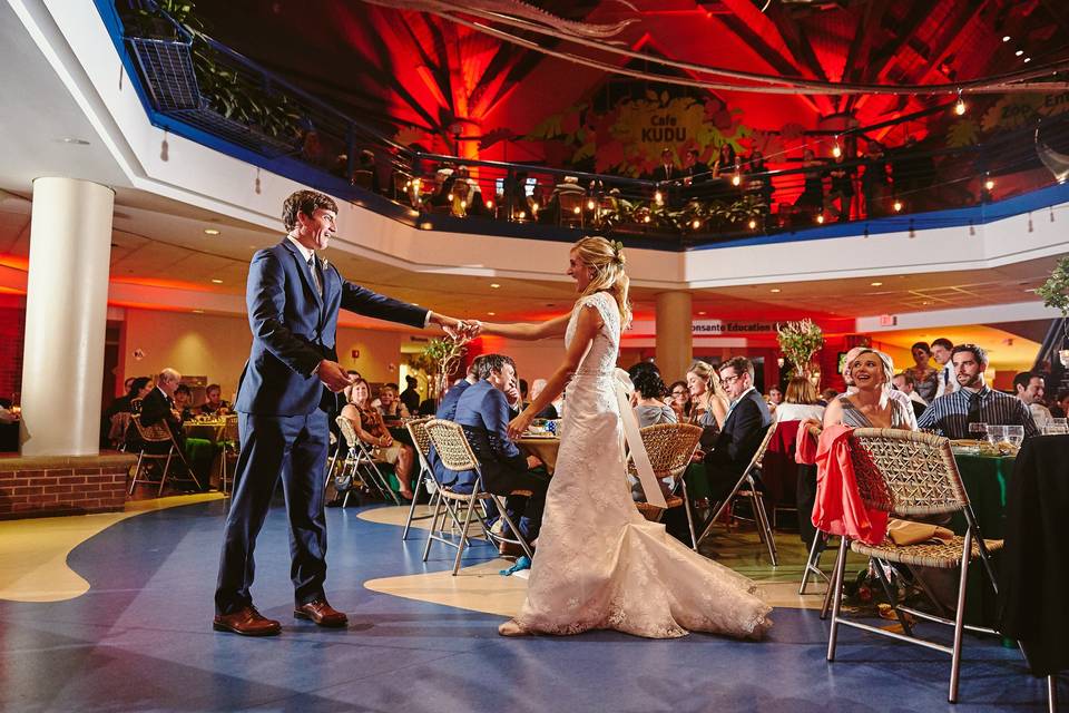 Groom and bride