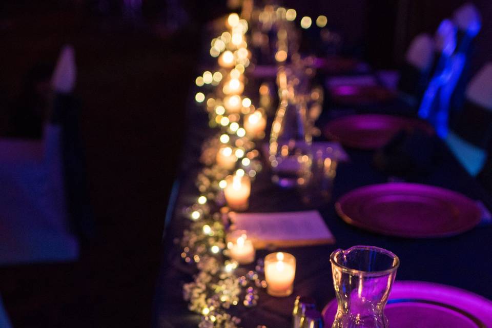 Head table lighting