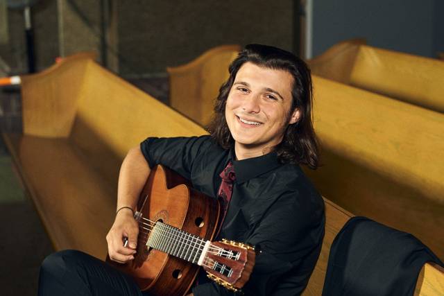 Wedding guitar player