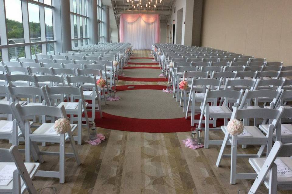 Stunning ceremony space