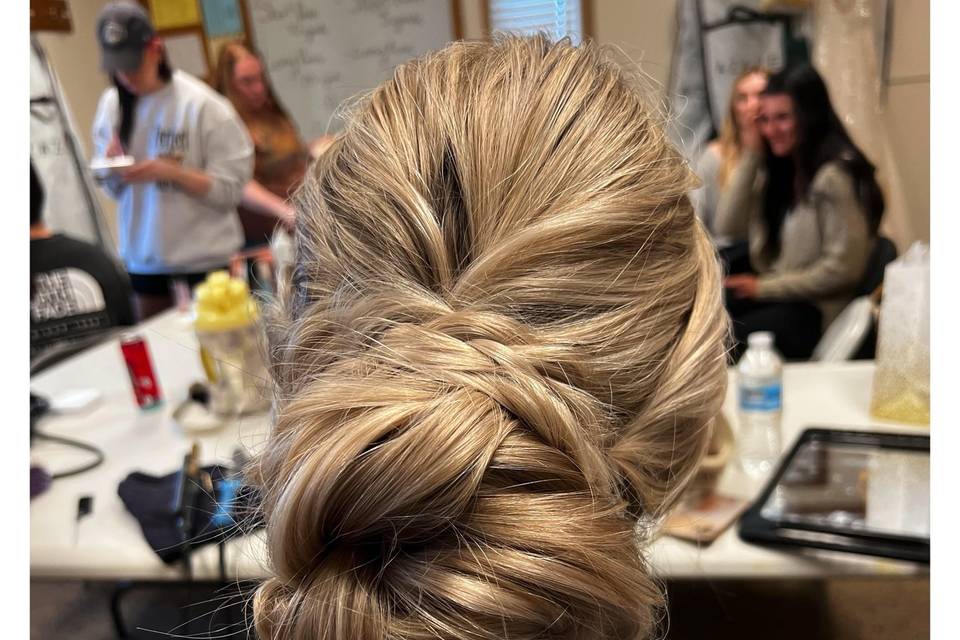 Bun updo