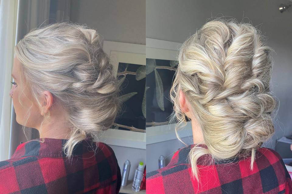 Textured Boho Updo