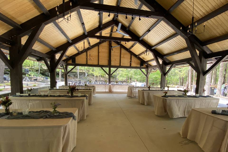 Pavilion interior