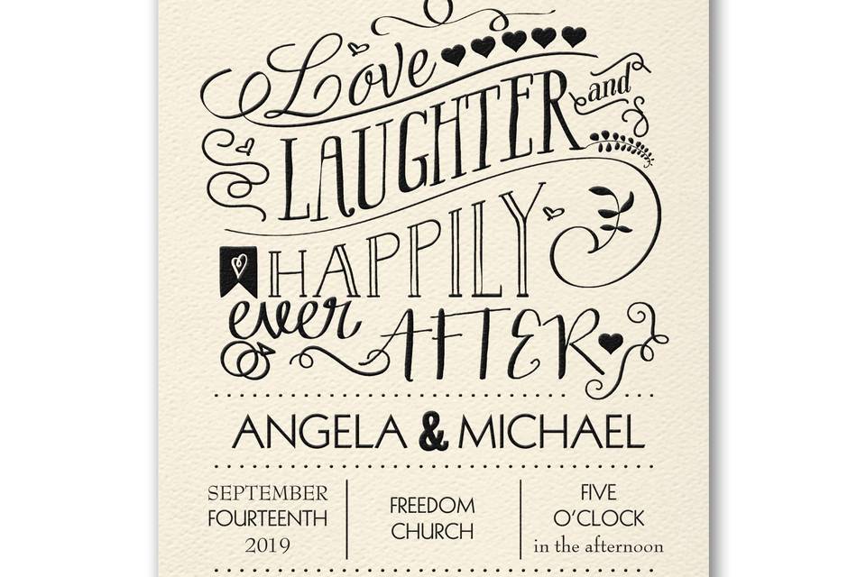 Laughter Happily Invite