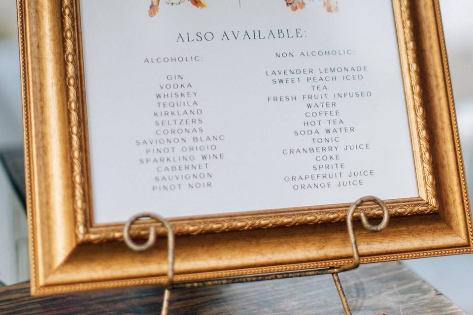 Menu by Blue Ribbon