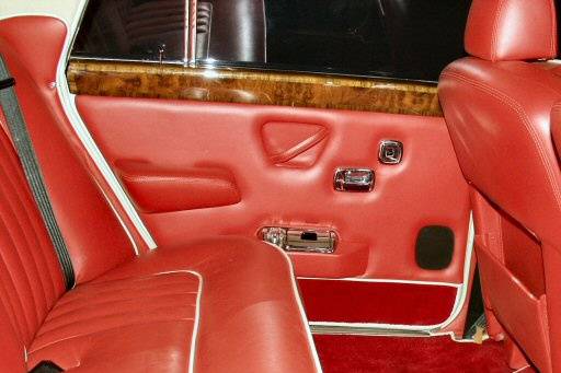 Red leather interior