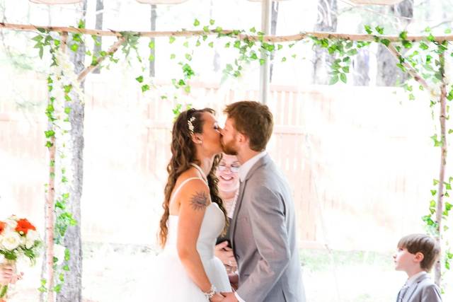 Ecstatic couple