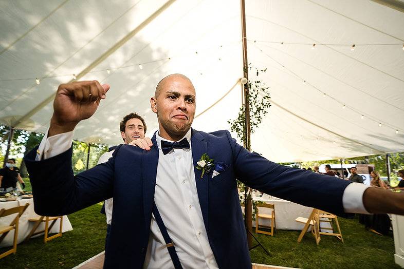 Tented Wedding Dance Party