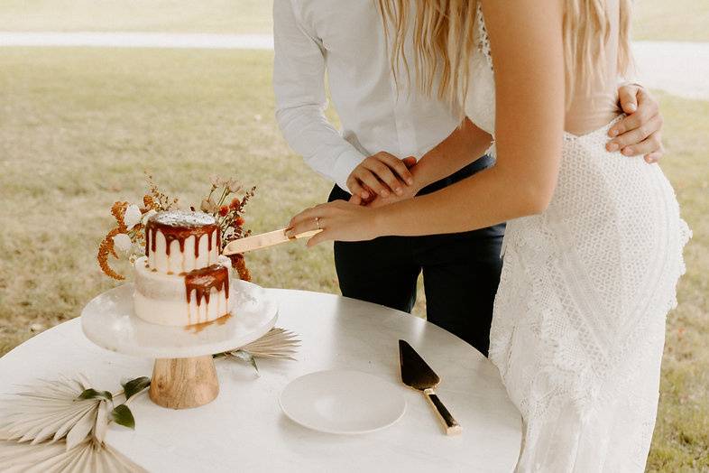 Boho Forest Wedding Cake