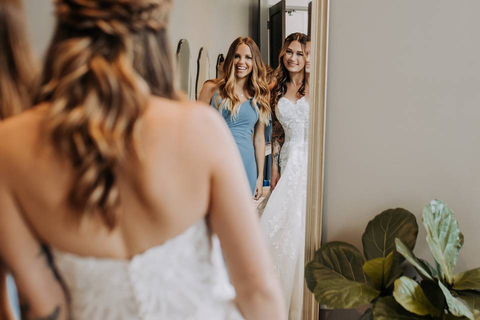 Bride in the Mirror