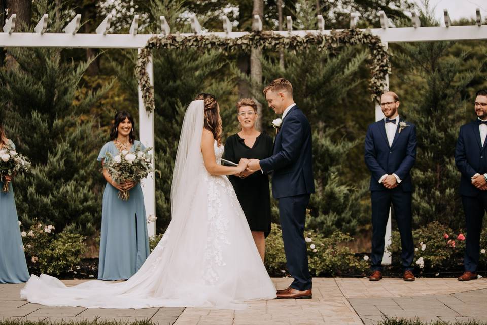 Garden Wedding Ceremony