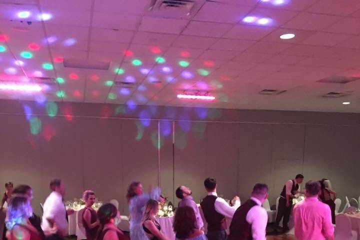 White up lighting at Scenic Hills Country Club in Pensacola