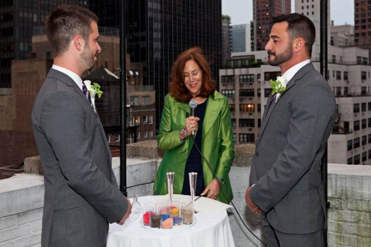 Manhattan rooftop wedding