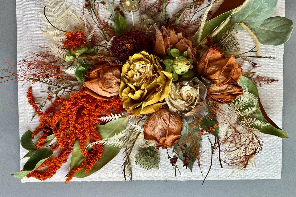 Air-dried bouquet