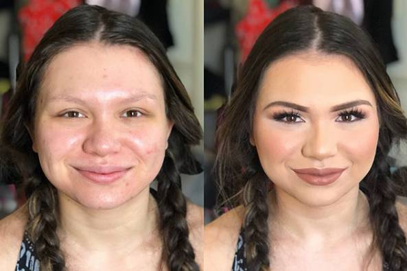 Before and After Glam