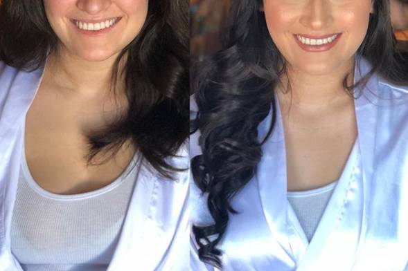 Before and After Bridal Glam