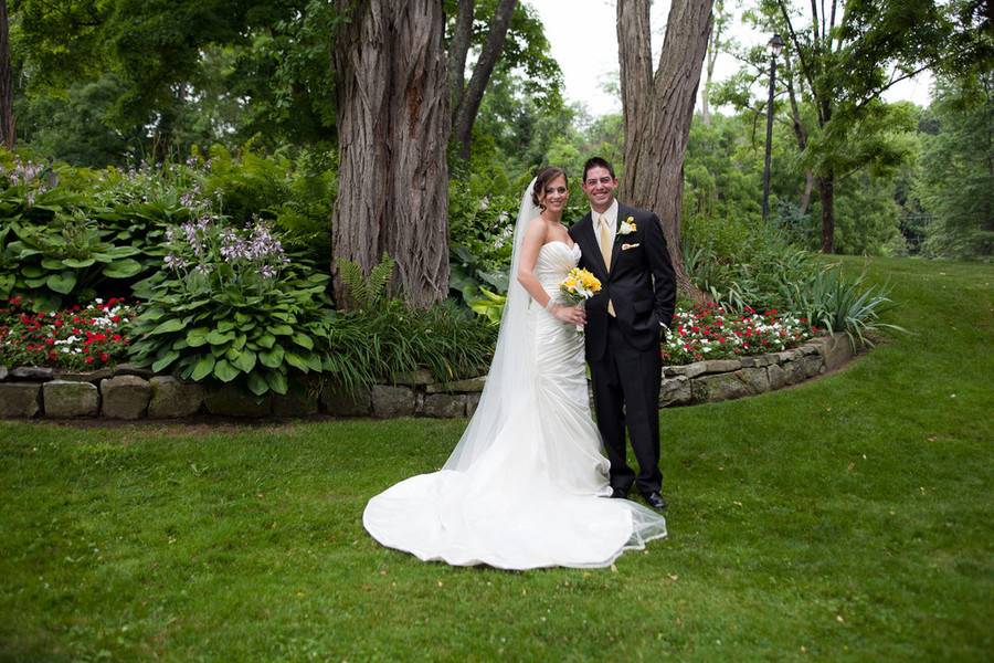 Bride with her groom