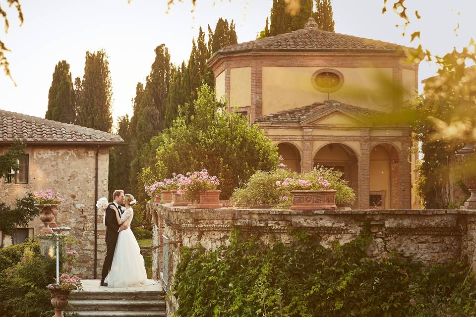 Elegant Tuscan wedding
