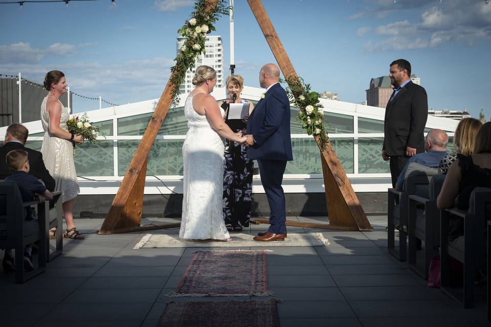 Outdoor ceremony