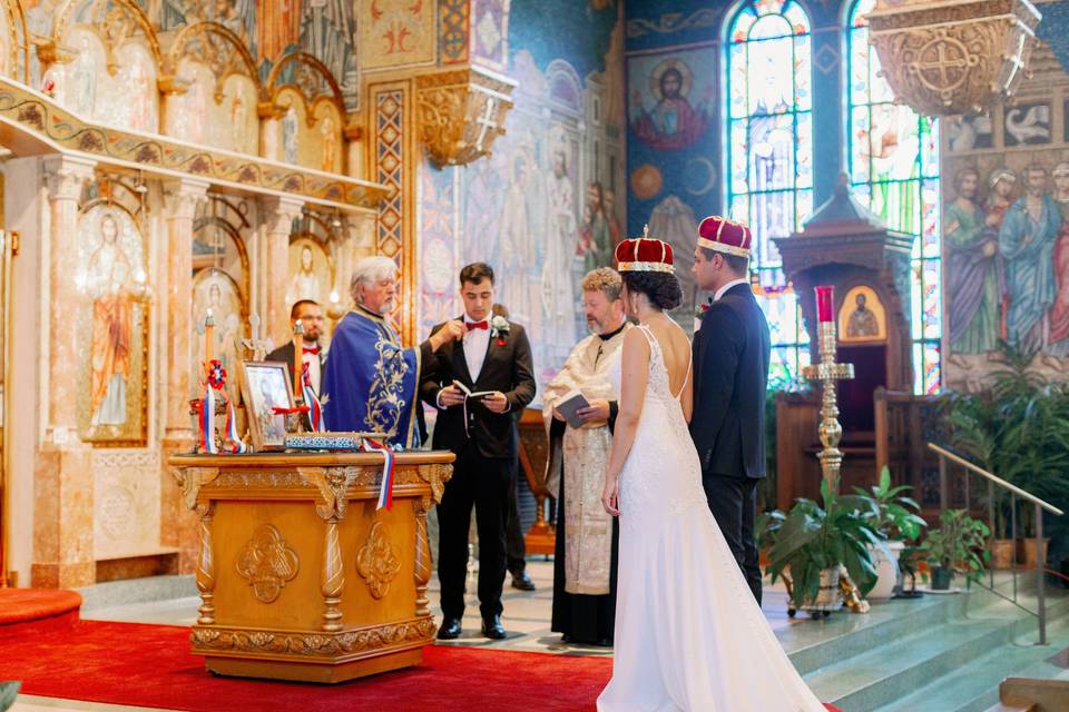 Orthodox wedding ceremony