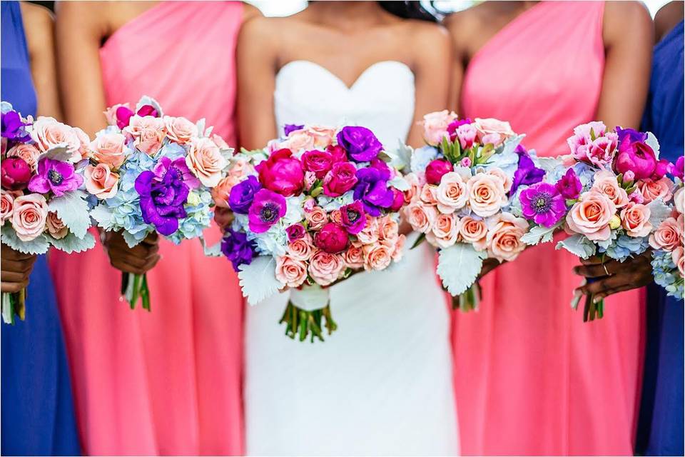 Bouquets of the wedding