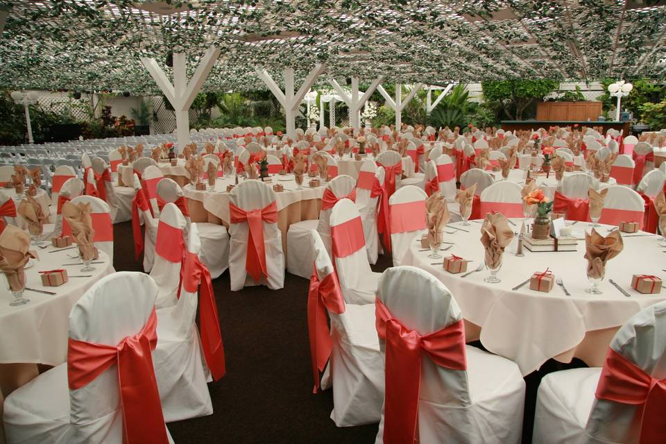 Chair covers available