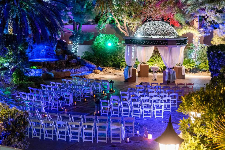 Outdoor courtyard